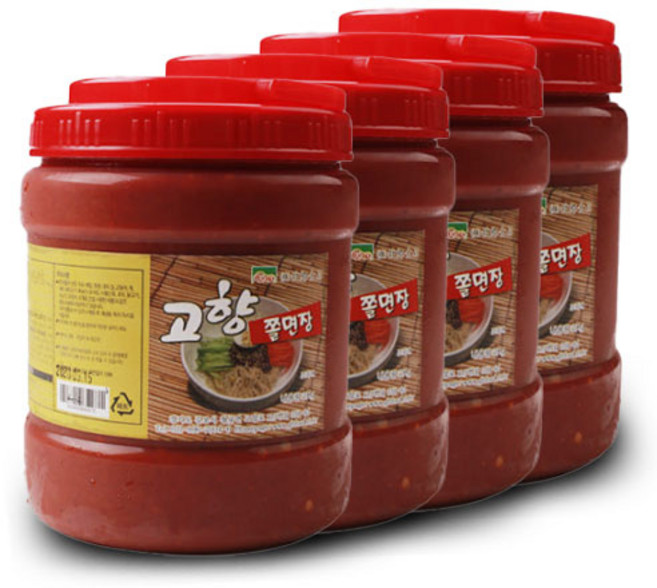 고향식품 옛맛 양념장 업소용 쫄면장, 2kg, 4개