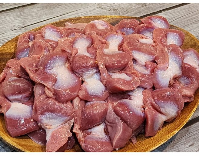 [대용량식재료] 닭근위 (닭똥집) 5kg 국내산 생근위 무염 냉동, 1kg, 5개