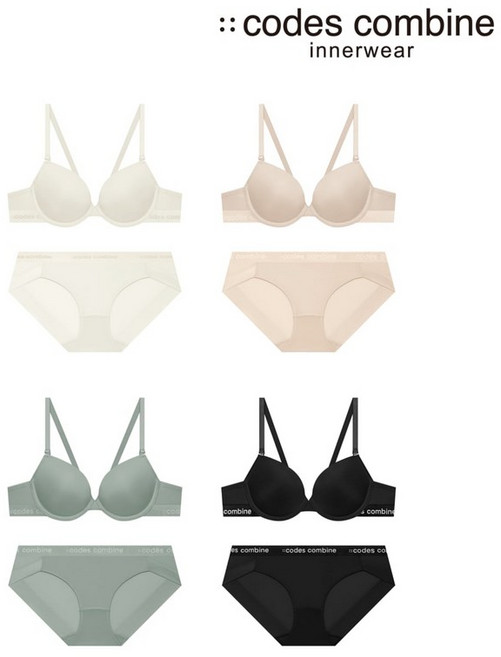 [백화점 정품] 코데즈컴바인이너웨어 여성속옷 여성세트 4종택1(CFWBR161+CFWBP161)
