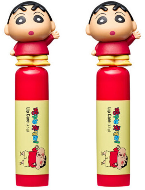 아텍스 짱구는못말려 짱구 립케어, 무향, 4.5g, 2개