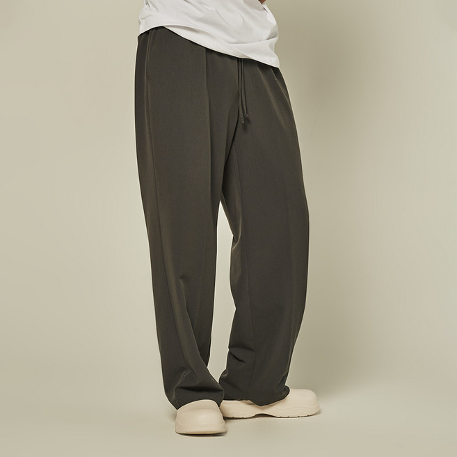 트래드클럽 이지 유니섹스 밴딩 세미와이드 슬랙스 (3컬러 S~XXL)