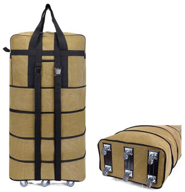 초대형 이민가방+벨트세트(42형) (카키) 대용량짐가방 바퀴달린짐가방 출장가방 여행가방