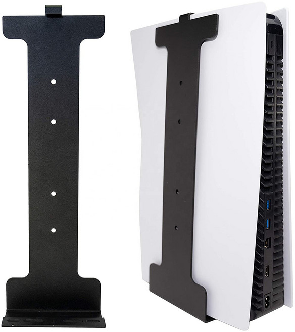 플스5 전용 벽걸이 PS5 벽걸이 PS5 벽 마운트 PS5 받침대 PS5 매립, 플스5 마운트, 1개