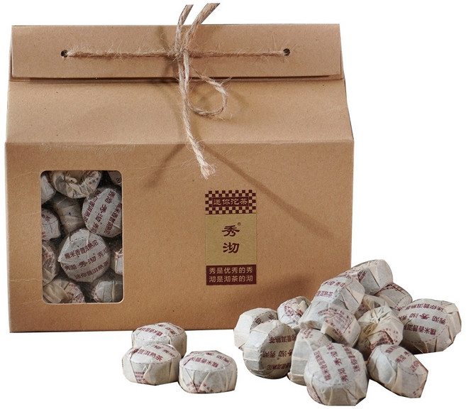 윈남성 미니 운남성 찹쌀향 보이차 1000g 푸얼차 1kg, 1박스, 180개입