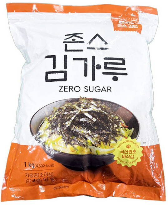 존스 김가루 분식재료 주먹밥김 업소용대용량 고명김, 1kg, 1개
