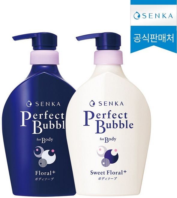 NEW 센카 퍼펙트 바디 플로럴 플러스 + 스위트 플로럴, 2개, 500ml