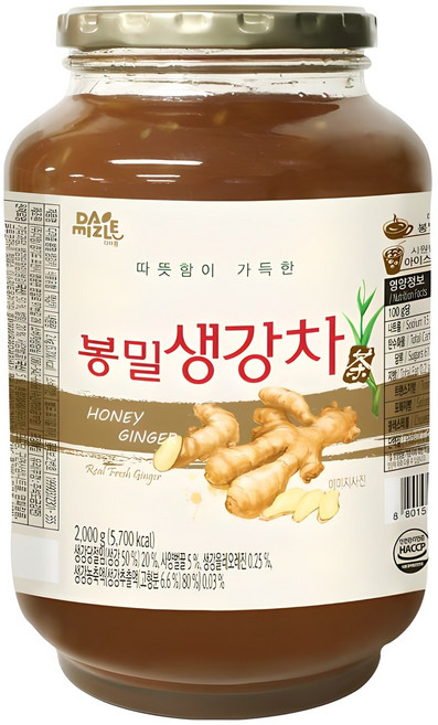 다미즐 봉밀 생강차, 2kg, 1개입, 1개