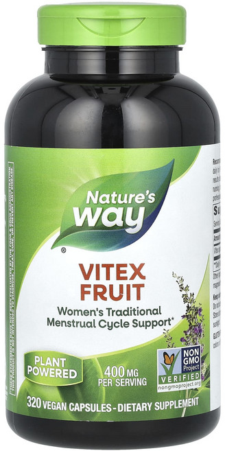 Nature's Way 바이텍스 과일 400mg 베지 캡슐 320정, NaturesWay바이텍스과일400mg베지캡슐320정, 1개