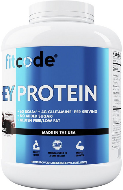 핏코드 웨이 프로틴 초콜릿 맛, 1개, 2.268kg