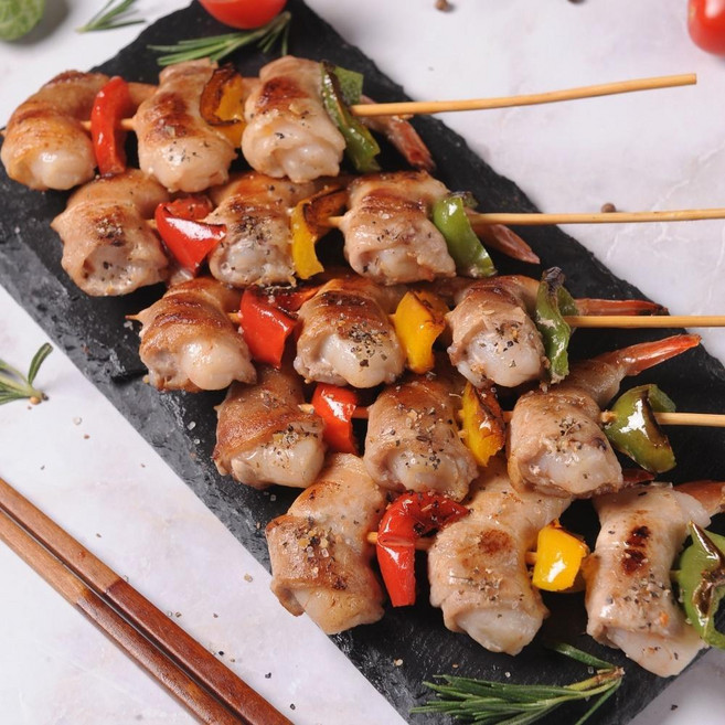 아마마 삼겹새우롤꼬치 350g 5꼬치X2개