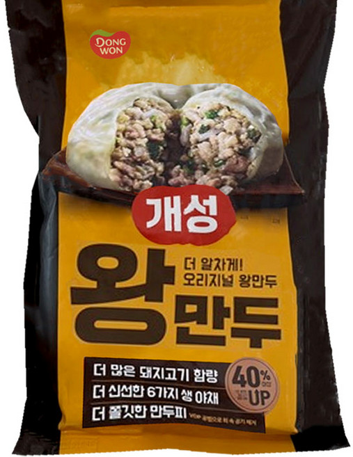 [동원냉동냉장] 개성왕만두 2.1kg, 2개