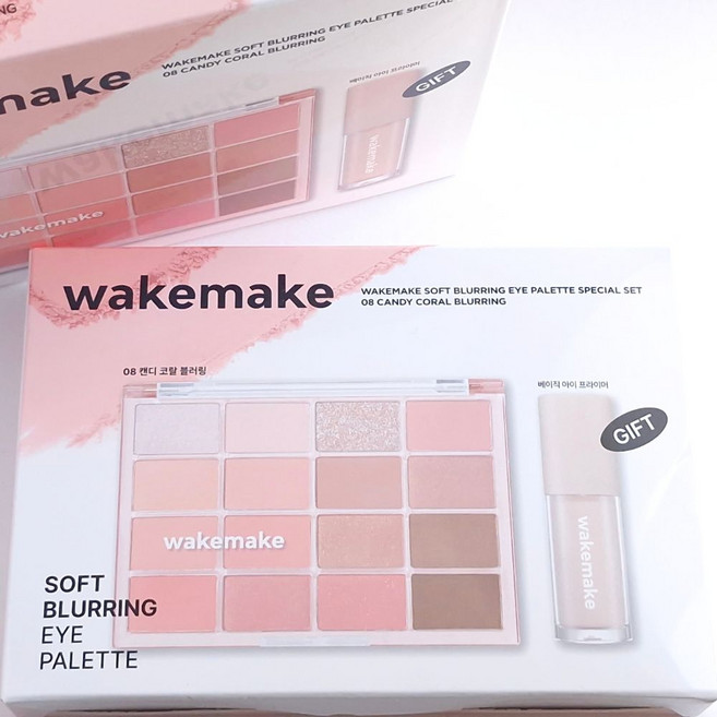웨이크메이크 소프트 블러링 아이팔레트 (본품+아이 프라이머), 1개