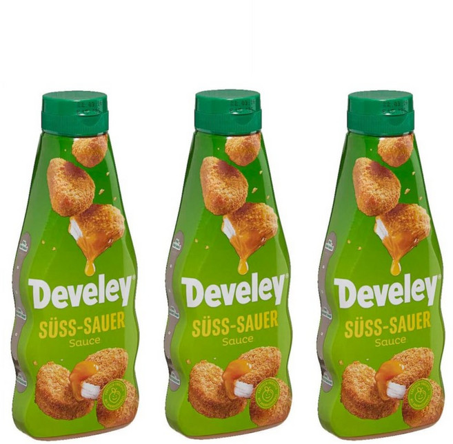 디벨리 스위트 앤 사워 소스 250ml 3개 Develey