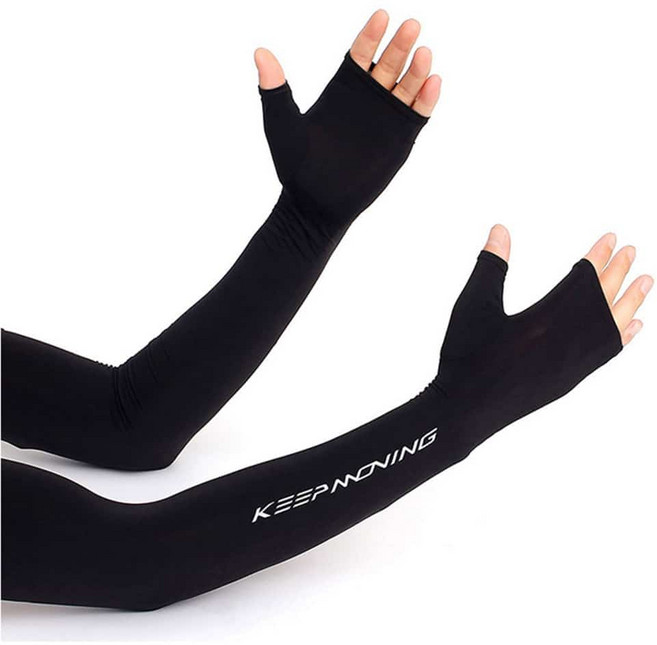 자외선차단 여름용 손등토시 (M/블랙) 작업용토시 여름쿨토시 쿨토시장갑 골프쿨토시