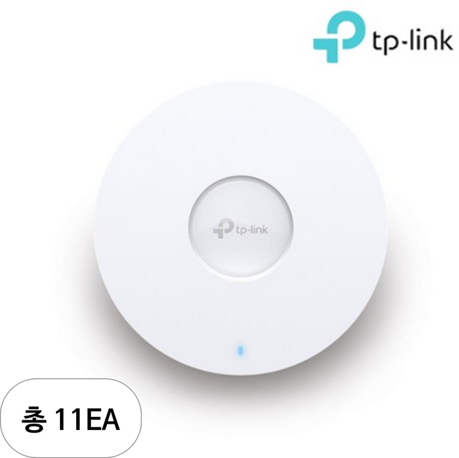 티피링크 AX1800 WiFi 6 천장형 마운트 듀얼 밴드 엑세스 포인트 공유기, EAP610, 11개