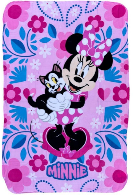 [5] MinnieMouse The Coolest Mouse in The World 스타일리시 쿨 경량 담요 (화이트), [5] MinnieMouse The Coolest Mo