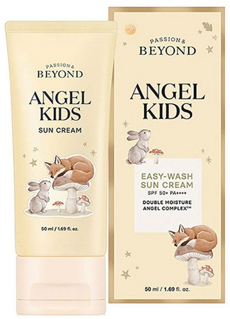 비욘드키즈 엔젤키즈 이지워시 선크림 SPF50+ PA++++, 50ml, 3개
