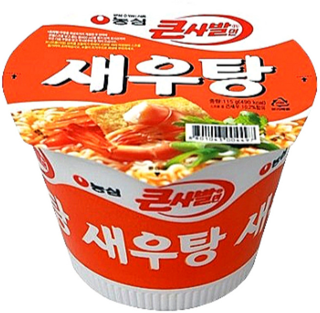 농심 김치+사리+새우탕+육개장 큰사발 4개씩 총16개, 16개