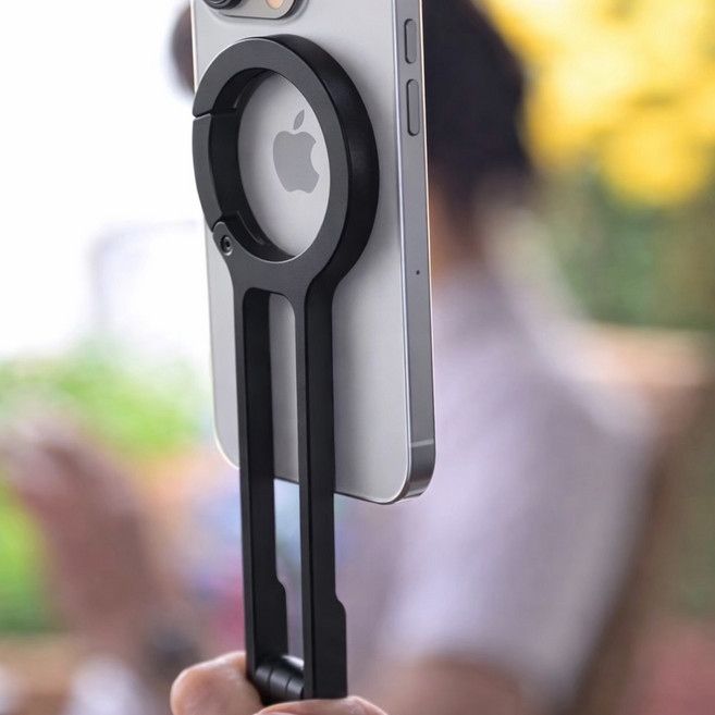 리비아 휴대용 퀵클립 맥세이프 삼각대, 1개, 블랙, RT-777