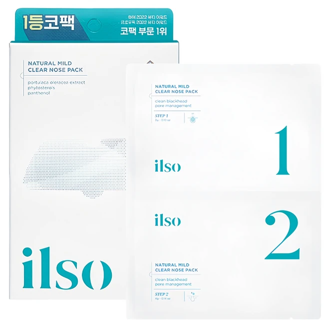 일소 네추럴 마일드 클리어 노우즈 팩, 5개입, 1개 - 쿠팡