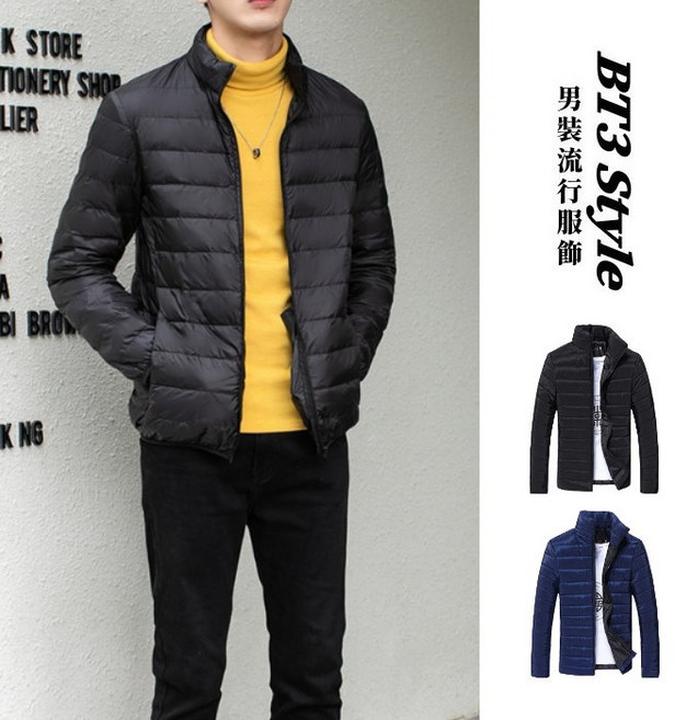 BT3 store 立領羽絨外套 輕盈薄款 防風保暖 MC12