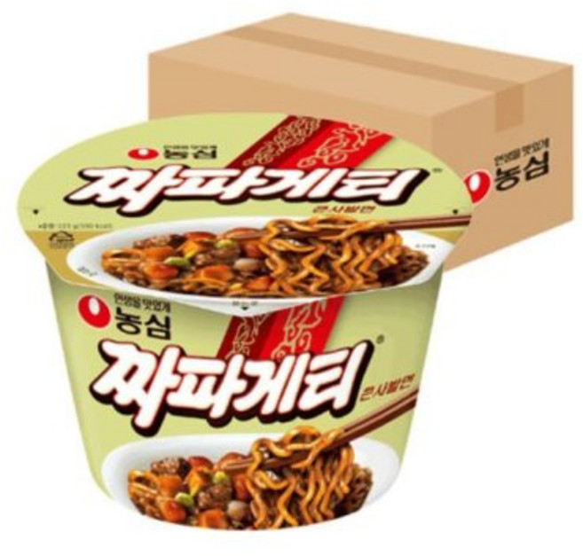 농심 올리브 짜파게티 큰사발 (1BOX/16개입) 3664833