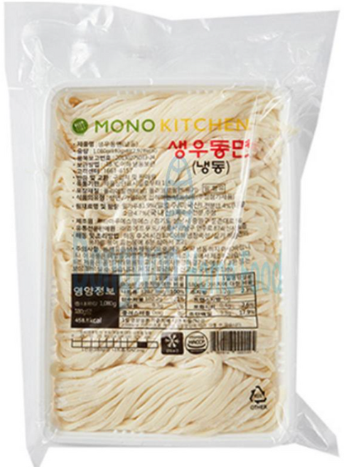 모노키친 생우동면 1.08kg, 6개, 180g