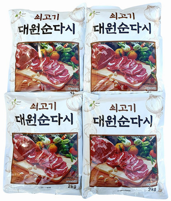 대원 순다시 쇠고기다시 2kg, 4개