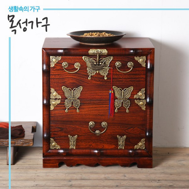 목성가구 착한가격 실용적인 고급오동나무 다용도수납 양문여닫이함 수납장, 고급나비원목수납장