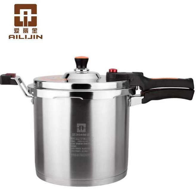 商用壓力鍋 加厚鍋底 安全鎖定 適用多種爐具, 22Cm 8L加高款Tall不鏽鋼,PICC Stainless Body, 1個