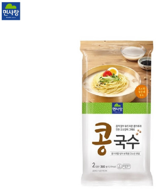 면사랑 콩국수(2인), 360g, 1개