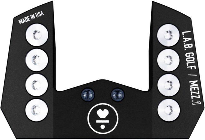 랩골프 LAB MEZZ.1 블랙 말렛 제로토크 골프 퍼터, 33도