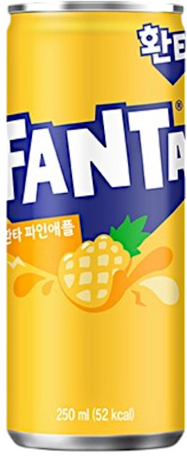 환타 파인애플, 250ml