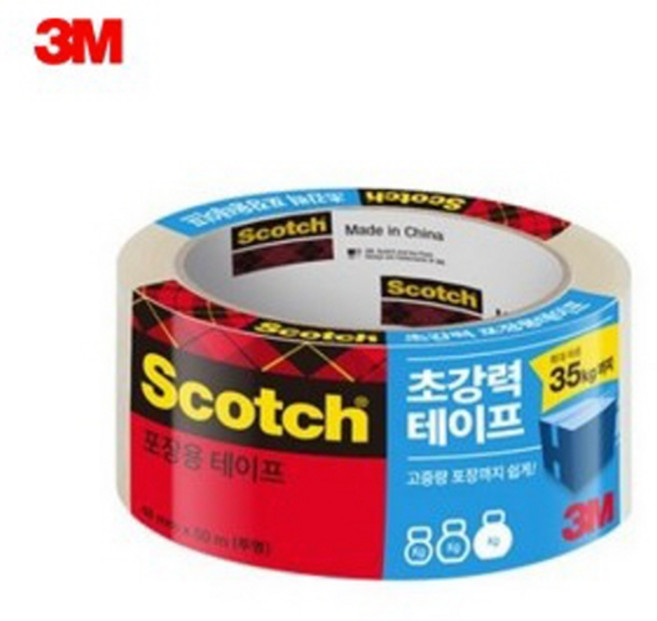 3M 스카치 포장용 테이프 2x강력 3615 투명 48mmx50m