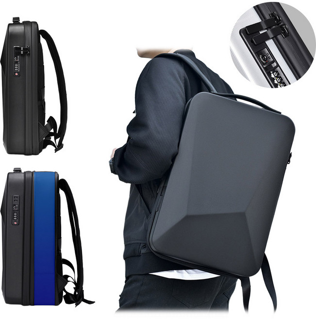 리바앤코 비즈니스 노트북백팩 슬림 하드케이스 26L 확장 캐리어백팩