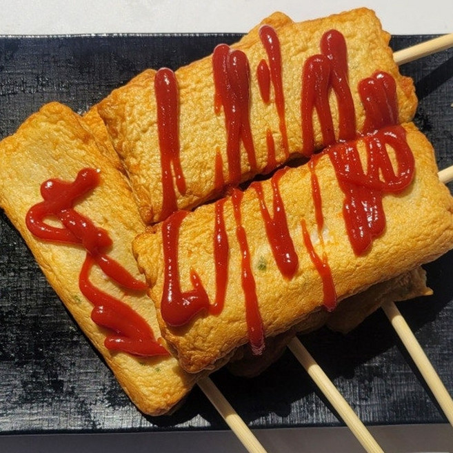 밀가루없는 부산 어묵 핫바 (5개) 오뎅 핫바 캠핑 간식, 1개, 400g