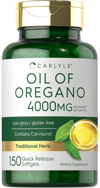 Carlyle Oregano Oil Contains Carvacrol 칼라일 오레가노 오일 4000mg 150정, 2kg, 1개 - 쿠팡