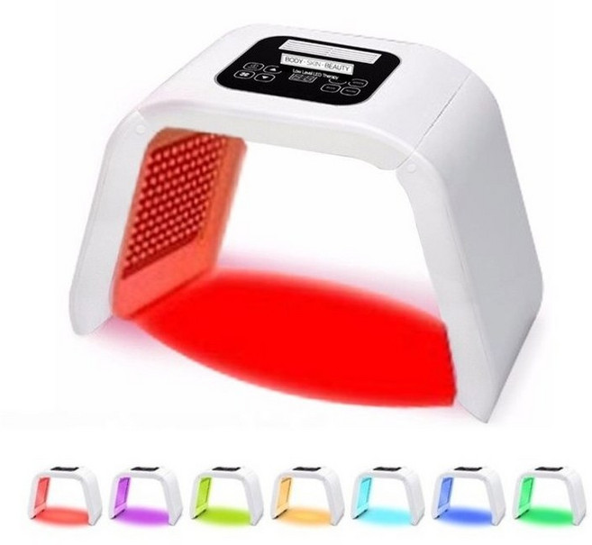 뉴페이스 NUDAYS 홈에스테틱 LED마스크 바디 관리 PDT테라피 4컬러 7컬러 LED돔 홈케어, 홈에스테틱 홈케어 LED마스크 LED돔 PDT 7컬러, 1개