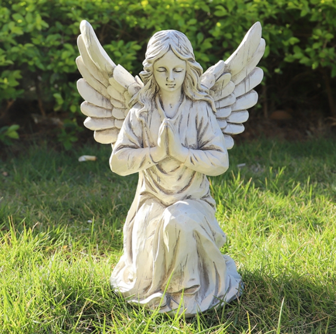 25cm 기도하는 천사 오브제 화단 정원 꾸미기 카페 거실 사무실 인테리어소품