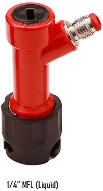 ABS 분리 플라스틱 MFL 맥주 액체 케그 디펜서 홈브루 가스 커넥터 핀 1/4 바브, MFL Both