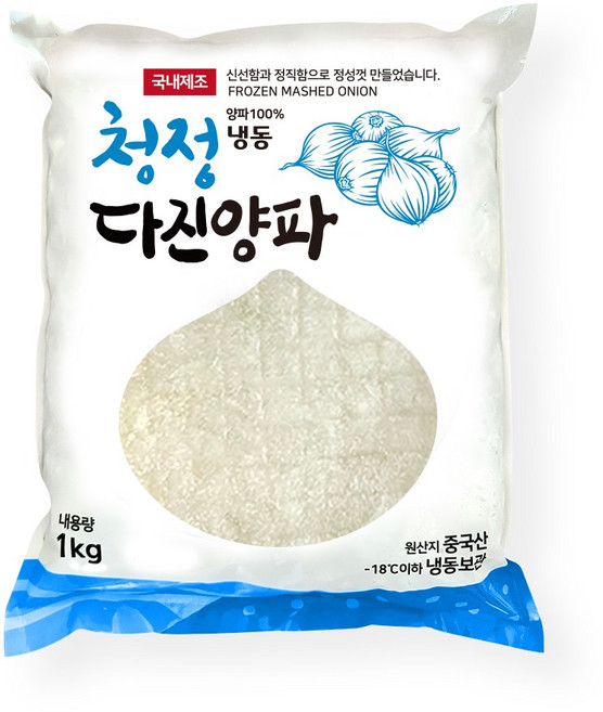 청정 냉동다진양파 1kg 10개, 10