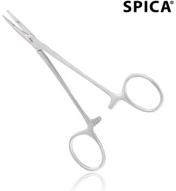 SPICA 올슨 헤가 니들홀더 Needle holder 의료용 겸자가위, 1개, S8-16(16.5cm)