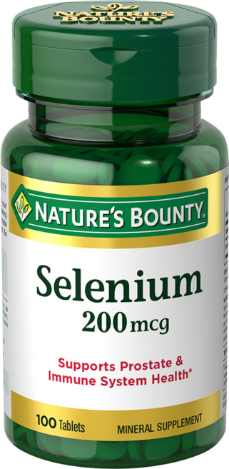NATURE'S BOUNTY 硒錠 200mcg, 1組, 100顆