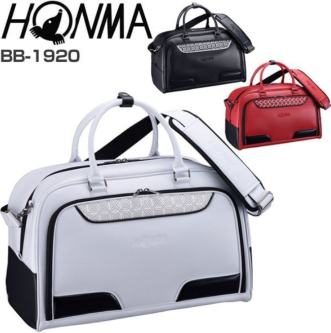 일본직구 혼마 슈즈 인 포켓 첨부 프로 보스톤백, 블랙