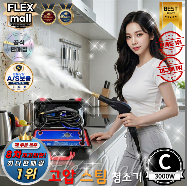고온고압스팀청소기 완벽 가이드 — 선택 방법부터 주의사항까지