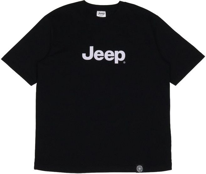 지프 루즈핏 등판 나침판 반팔티셔츠 JO2TSU101 - 블랙