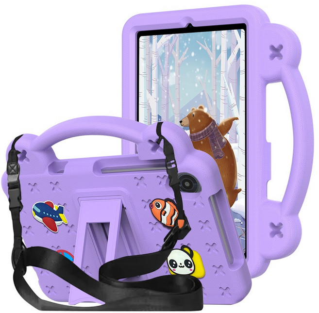 스냅케이스 ALLDOCUBE iplay 70 mini pro / turbo 호환 애니멀비츠 에바폼 케이스, 퍼플, 1개