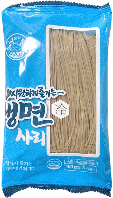냉면사리 160g _ 냉면 (1인분) 소포장, 1개