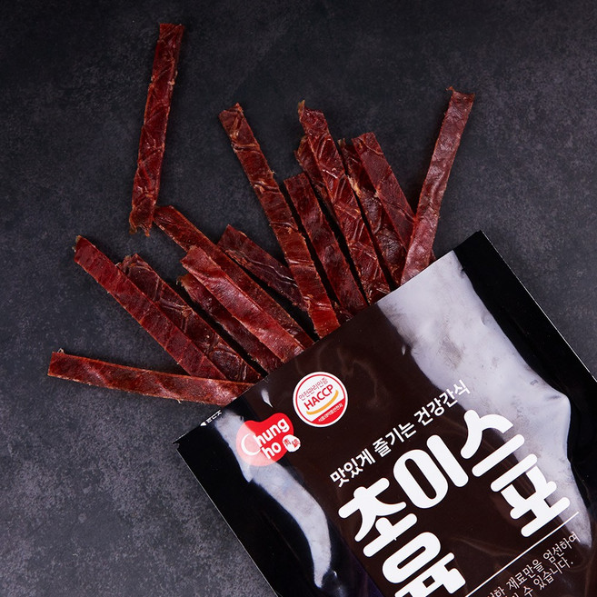 부드럽고 쫄깃한 초이스 육포 40g, 1개