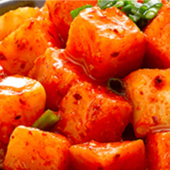 100%국내산 아삭아삭 시원한 깍두기김치, 3kg, 1개